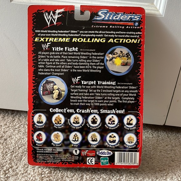 🤼♀️🤼♀️ VINTAGE!! COLLECTIBLES 1999 WWF SLIDERS!!🤼♀️🤼♀️ - Picture 4 of 6